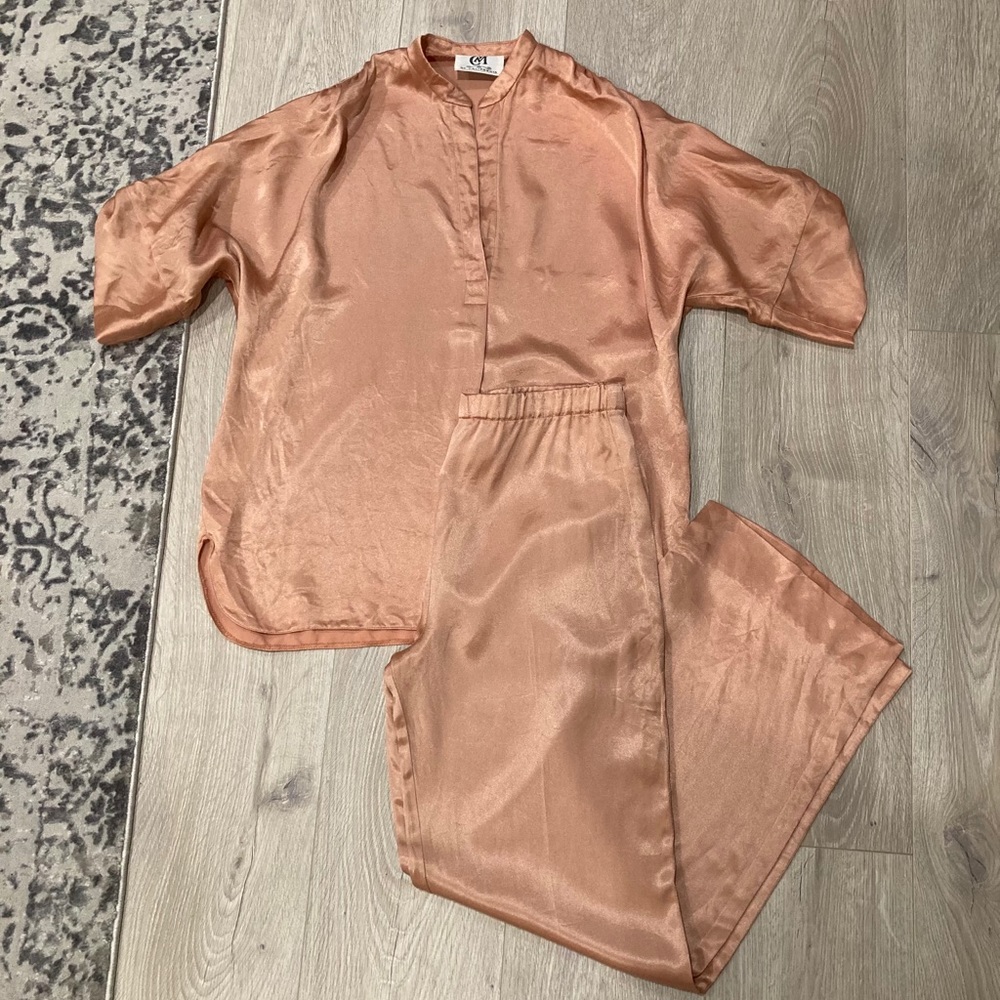 Vintage 1970s Mauve Pajama/Lounge Set
